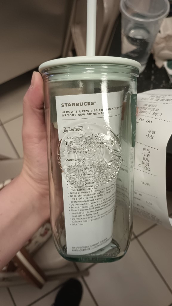 Starbucks Recyclable Glass Tumbler 2023 Best Coffee Recipes