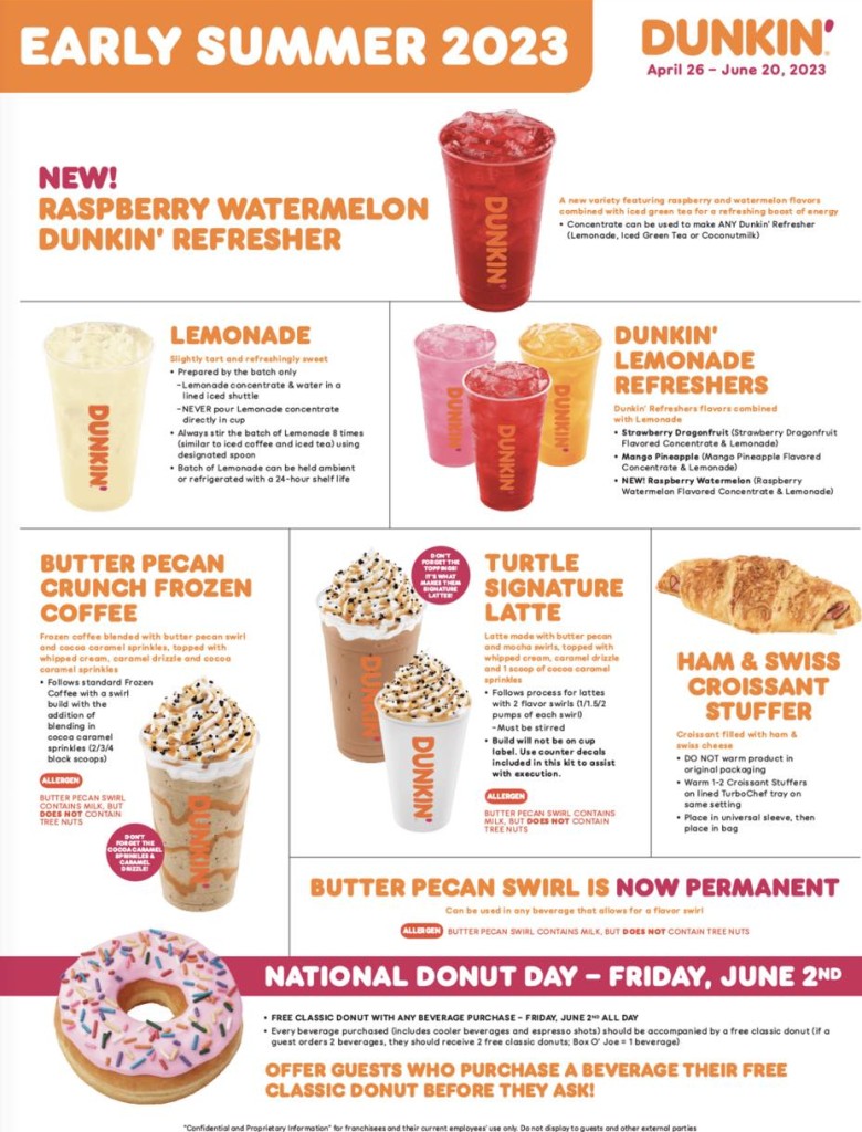 Dunkin' Summer Menu 2025 Best Coffee Recipes